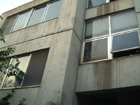 outside