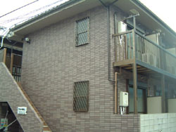 outside